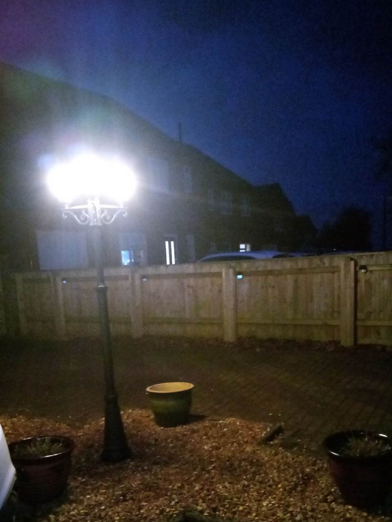3 light pole Light's up my porch